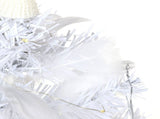Feather Christmas Tree with Lamp String Artificial Christmas Tree Decoration Simulated Desktop V1294-YM0716-220711LW01-4
