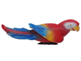 Parrot Sculpture Ornament Waterproof Lifelike Synthetic Resin Decorative Bird Statue for Garden V1294-YM0717-3111220232511