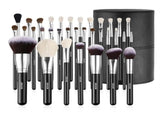 34-Piece Makeup Brush Set, Ergonomic Wood Handle, Travel-Friendly Case Included V767-VVR-HZSTZHZSTZDWX383D001V0