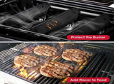 Grill Replacement Parts for Dyna-Glo 3-Burner Gas BBQ, Porcelain Grill Burner Covers, Heat Plates V1258-DP02-C-146