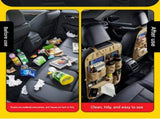 2 pcs Green Car Seat Back Organizer - 210D Oxford Cloth, Water-Resistant & Multi-Pocket Design V888-ELOSUNG53518