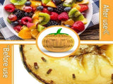 4-pack Orange Pumpkin Shaped Fruit Fly Trap - Reusable Flying Insect Catcher with Hanging Loop, Easy V888-ELOSUNG56365