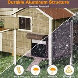 Automatic Chicken Coop Door Opener with Gate Light Sensor Remote V178-66820