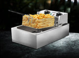 Devanti 10L Electric Commercial Deep Fryer Single Basket 2200W CDF-D4C-SINGLE