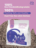 Purr Haven Green Tea Cat Litter 1 Carton 6 Packs Per Carton 2.5kg Per Pack V1165-PURRHAVEN-TEA