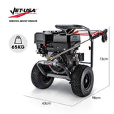 JET-USA 5000PSI Commercial Petrol Powered High Pressure Washer, 15HP 420cc, Italian Made Adjustable V219-PRWPTLJETC870