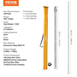 Measuring Rod 16-Feet/8ths 4 Sections Telescopic Grade Rod 1/8in w/ Bag V952-YZCLG16YCFEEEFB0YV0