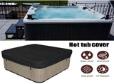 Square Hot Tub Cover - Outdoor Heavy Duty Protector for Patio Spas and Swimming Pools Hard Covers V1189-LWWAL-20260401-05680