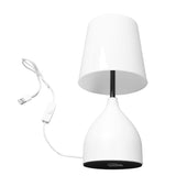Bedside Table Lamp 5V Dimmer Touch Switch White Nightstand Lamp for Kids Room Living Room Bedroom V1294-YM0706-3119230098411