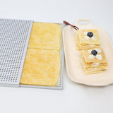 Set Of 2 Aluminum Oven Baking Sheet Puff Pastry Tray Nonstick Perforated Dish for Meat and Dessert V1369-AZ3-W-13743