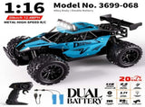 116 metal RC car, high-speed drifting, off-road racing car, boys toy car, 2.4GHz remote control, V1102-823-70972-ORG-VARIABLESPEED