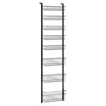 GOMINIMO 8 Tier Adjustable Baskets Over the Door Pantry Organizer Spice Rack V227-3720262010993