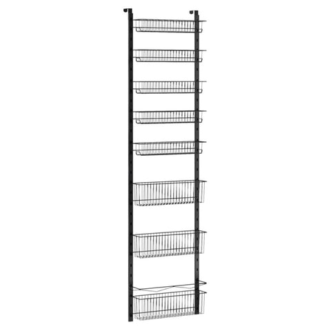 GOMINIMO 8 Tier Adjustable Baskets Over the Door Pantry Organizer Spice Rack V227-3720262010993