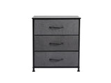 Levede Storage Cabinet Tower Chest Dark Grey CH1051-DG
