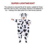 Cow Fancy Dress Fan Inflatable Costume Suit V63-825801