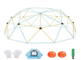 Climbing Dome, 305cm Geometric Dome Climber, 453kg Loading Jungle Gym Playground with 2 Basketballs V952-JHPDZJ10FTLQDD2DJ001V0
