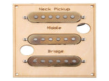 Prewired Pickguard SSS 3 Single Coil Pickups Adjustable Loaded Electric Guitar Pickguard for Guitar V1369-AZ3-W-13957