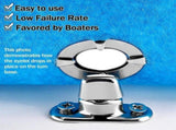 30 Sets Twist Lock Fasteners, Marine Grade Quarter Turn Fasteners, Rustproof Zinc Alloy Turn Button V1192-AZ-W-17248