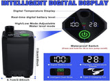 Portable Camping Shower 6000mAh Rechargeable Shower Pump With Smart LED Display 4 Spray Modes V1188-MS-313-0687