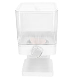 Cereal Dispenser 17.5oz Capacity Single Grid Grain Dispenser Transparent Plastic Food Dispenser for V1294-YM0523-3118220037911