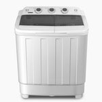 Portable Twin Tub Washing Machine with Rinse and Self-drain Function V196-WM150