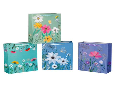 bulk 24 Large Blossom Meadow Gift Bag Assort 32cm V637-WRP37362
