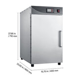 Electric Hot Box Food Warmer, 5-Tier Commercial Warming Cabinet with Water Tray, Single-Door and V952-XXSPBWJ5CDKB3Q9TF001V3