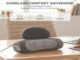 Neck Massager Pillow with Heat, Rechargeable Neck Massage Pillow, 2-Speed Vibration, Ergonomic V1107-CS-MEUDZ19