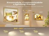 Picture Light for, Battery Operated Art Light for Paintings CCT Dimmable Spotlight for Art V1171-CB-BOM001480-2