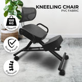 EKKIO Adjustable Ergonomic Office Kneeling Chair with Backrest V227-2997386001991