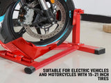 Heavy-Duty Motorcycle Motorbike Front Wheel Chock Lift Stand Vehicle Wheel Chock Clampsfor Trailer V985-MOTORCYCLEWHEELSTAND