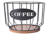 Rustic Filter Holder with Lid Filter Storage Container Pod Holder for Counter V1294-YM0706-3118230161111