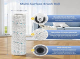 3 Pack Multi-Surface Brush Rolls 2787 and Vacuum Filters 1866 Compatible with Bissell CrossWave Max V1258-DP02-C-643