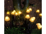 2Pcs Solar Mushroom Light - 6pcs Warm White V1263-JX-916