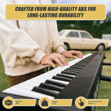 Folding Digital Piano 88 Key Velocity-Sensitive Carry Case Pedal V63-952531