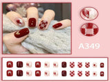 12 boxes / 288 pieces, white light luxury fashion French ins style flash sweet cool simple empress V1106-HECDJ-001