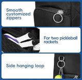 Tennis Bag Extra Large Sports Bag with Shoe Compartment Suitable for 2-4 Rackets Waterproof V1188-ZXY-131-923