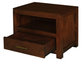 Paris 1 Drawer Solid Mahogany Timber Lamp Table V199-LT001PNMKM