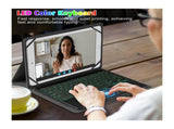 Tablet Keyboard Case Universal Bluetooth Backlit Touch Keyboard for 9-11 Inch Tablets V1263-JX-7788