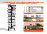 Greeting Cards Rack, 32 Pockets Rotating Postcard Brochure Stand, 360&deg Spinning Card V952-WJZSMXPKDHJS8Z53G001V0