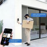 Wireless Video Doorbell Camera Outdoor Doorbell Camera - White V1263-JX-8099-2
