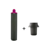Upgraded Long Curling Barrels For Dyson Airwrap Hair Dryer With Nozzle And Adapter In Rose Red PRL-5078653060DBT
