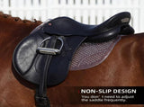 Non Slip Gel Saddle Pad for Horse TPE Half Pad for Back Breathable Provide Ample Cushioning for V1258-DP02-F-798