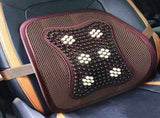 Massage Lumbar Back Cushion - Support Pad for vehicle seat or Office Chair V1263-JX-3598