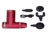 Home Mini Massager Equipment Body Muscle Stimulator with 8 Speed for Muscle FitnessRed V1294-YM0721-3113210058212