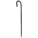 Rebar Stakes, 406.4 mm, Heavy-Duty 10 mm Diameter J Hook, Galvanized Steel Ground Anchors with V952-LWDDJG16YC10U07F7001V0