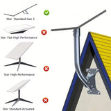 Starlink Gen3 Roof Wall Pole Mounting Kit Compatible withSatellite Standard Dish V201-W13864727