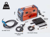 ROSSI 300 Amp MIG Stick Welder, Portable DC Gas Gasless Inverter Welding Machine, 15A Plug V219-WLDMIGROSA3C0