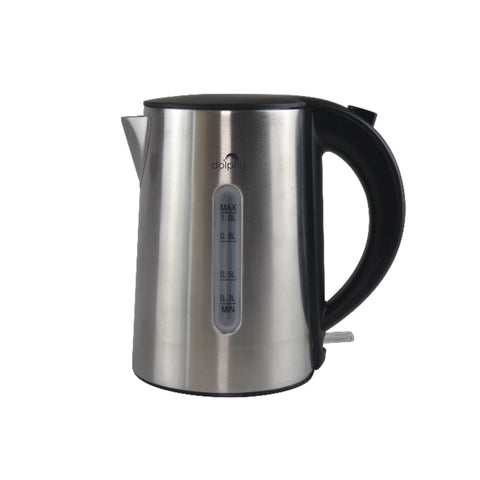 1.0L Brushed Silver Stainless Steel Kettle V959-DKTL0054