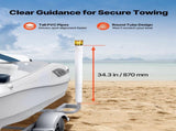 Boat Trailer Guide, 1175mm with LED Light Trailer Guide Poles, 2PCS High-Hardness Steel Guide-Ons, V952-CTCDGDLXBS40N0BCN001Y3